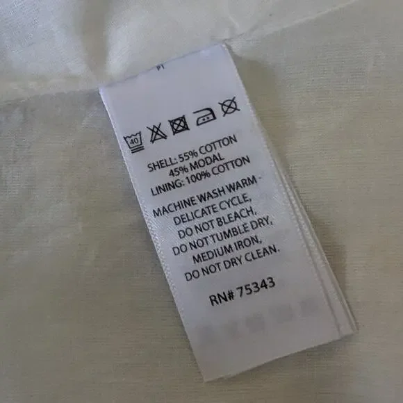 NWT  Caroline Constas Blue Floral Cotton/Modal Sleeveless Midi Dress, size M - Picture 12 of 12